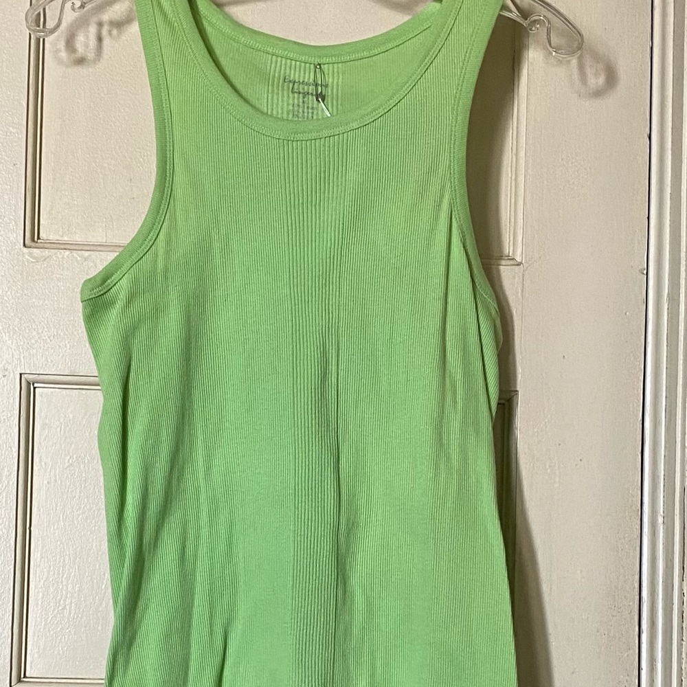 Expressions Lingerie cotton rib tank, new